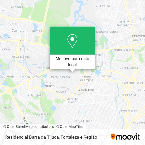 Residencial Barra da Tijuca mapa