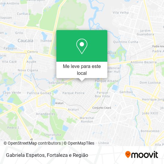 Gabriela Espetos mapa