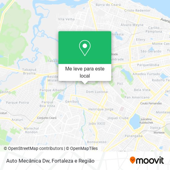 Auto Mecânica Dw mapa