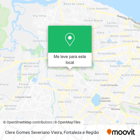 Clere Gomes Severiano Vieira mapa