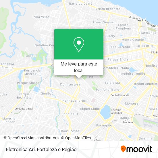 Eletrônica Ari mapa