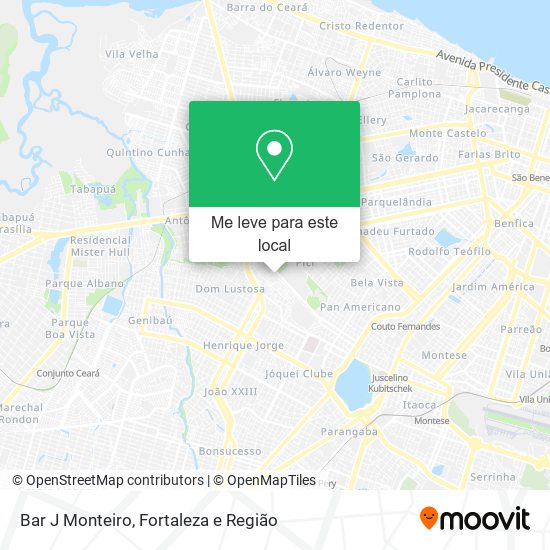 Bar J Monteiro mapa