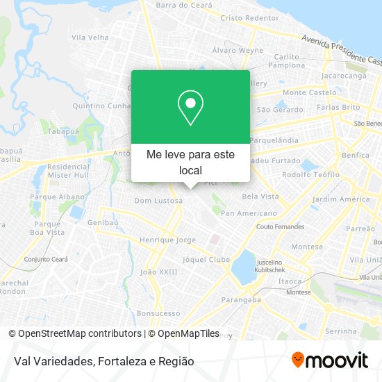 Val Variedades mapa