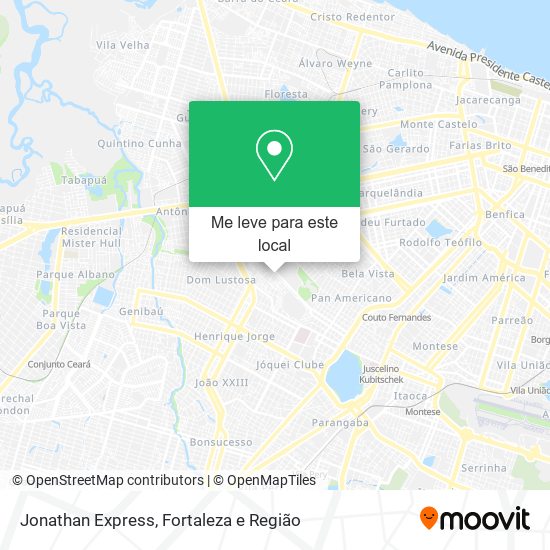Jonathan Express mapa