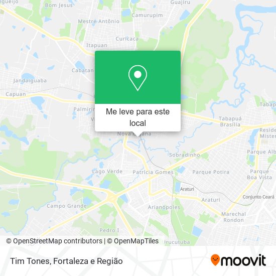 Tim Tones mapa