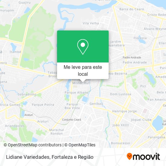 Lidiane Variedades mapa