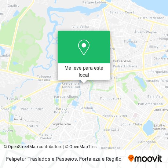 Felipetur Traslados e Passeios mapa