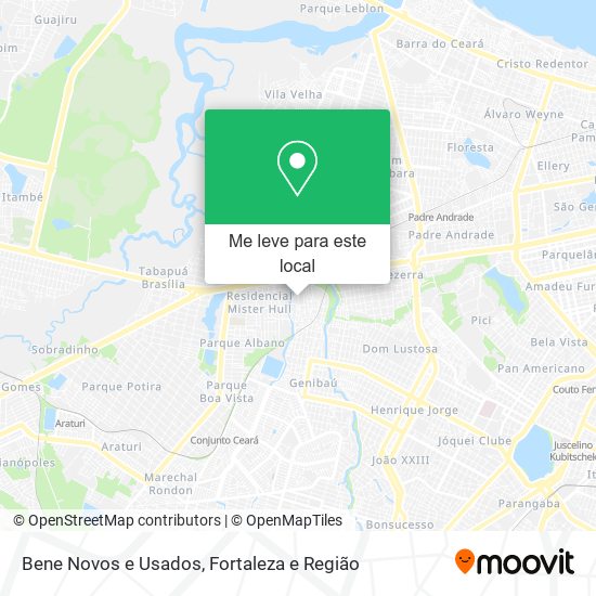 Bene Novos e Usados mapa