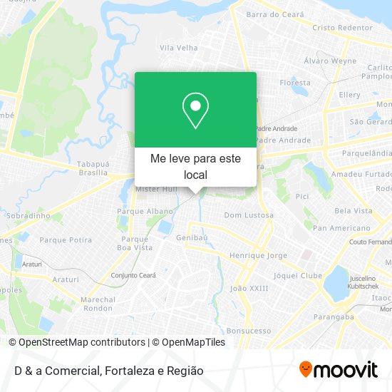 D & a Comercial mapa