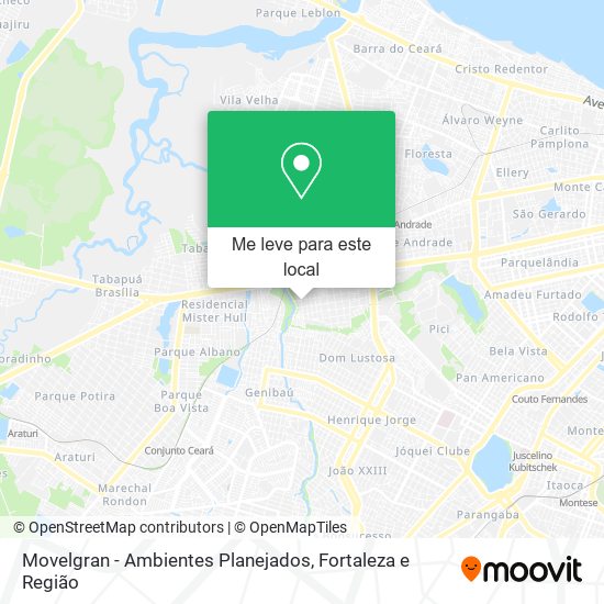Movelgran - Ambientes Planejados mapa