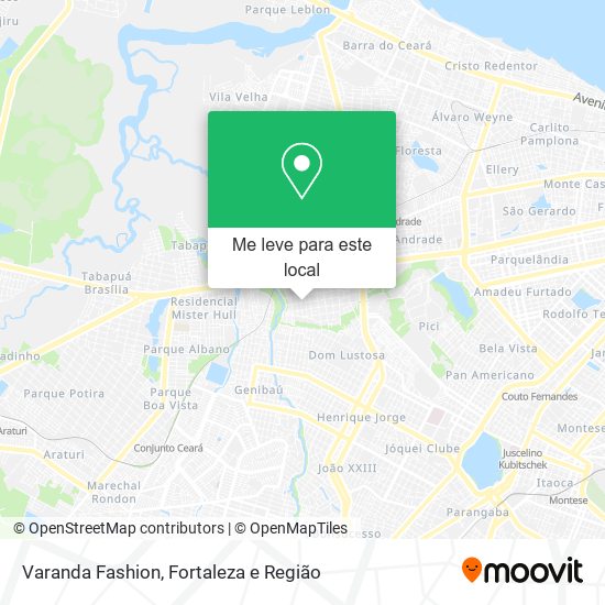 Varanda Fashion mapa