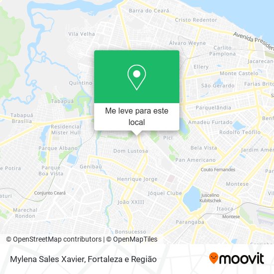 Mylena Sales Xavier mapa
