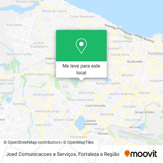 Joed Comunicacoes e Serviços mapa