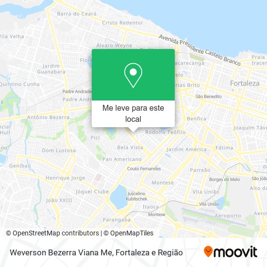 Weverson Bezerra Viana Me mapa