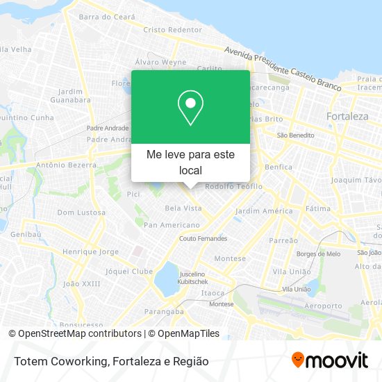 Totem Coworking mapa