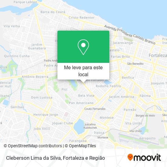 Cleberson Lima da Silva mapa