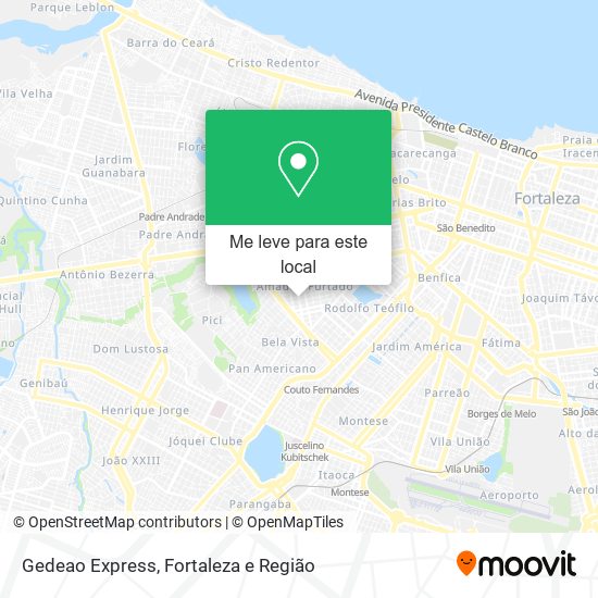 Gedeao Express mapa