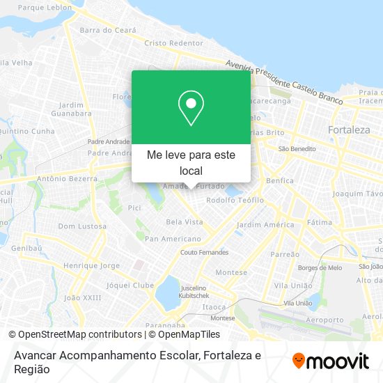 Avancar Acompanhamento Escolar mapa