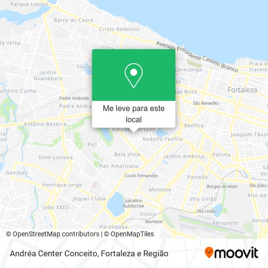 Andréa Center Conceito mapa