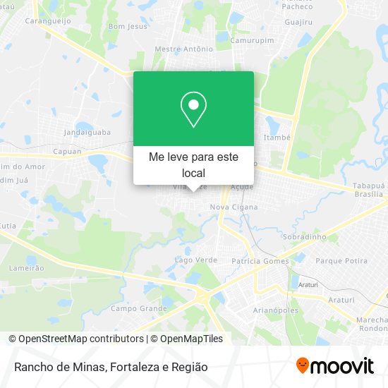 Rancho de Minas mapa