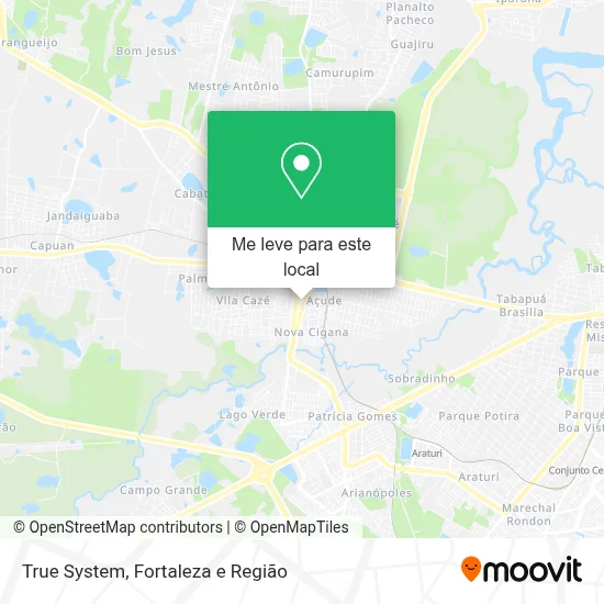 True System mapa