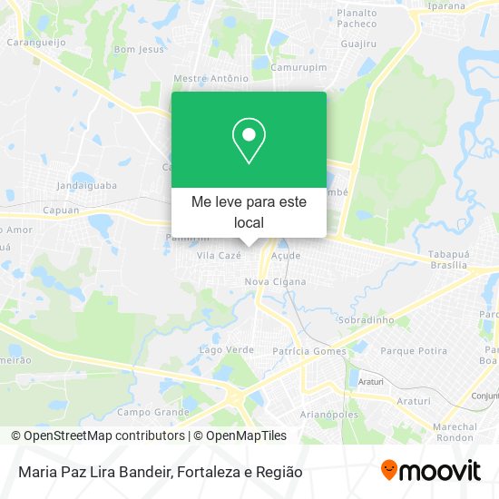 Maria Paz Lira Bandeir mapa