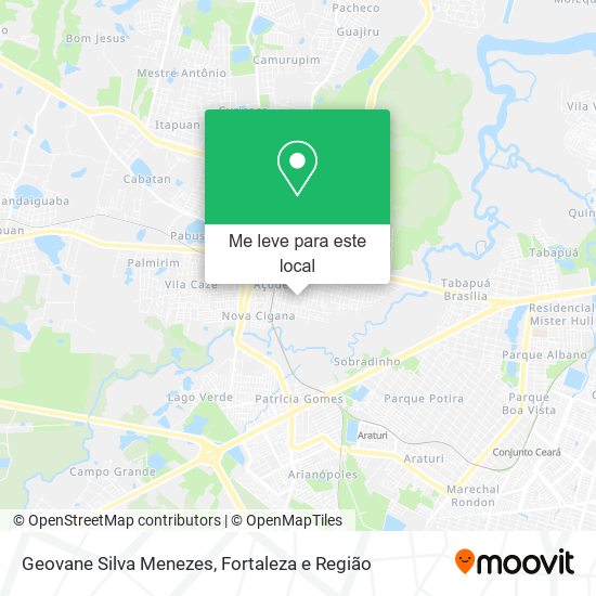 Geovane Silva Menezes mapa