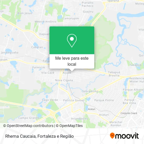 Rhema Caucaia mapa