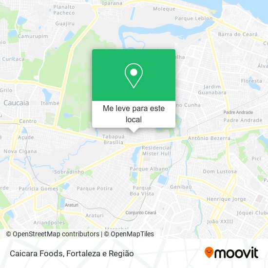 Caicara Foods mapa