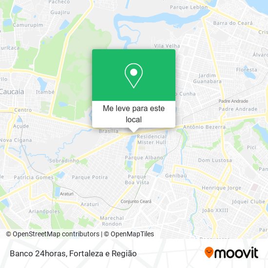 Banco 24horas mapa