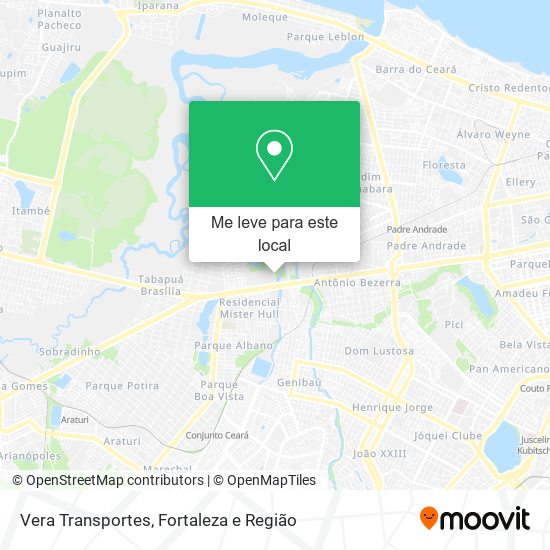 Vera Transportes mapa