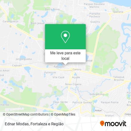 Ednar Modas mapa
