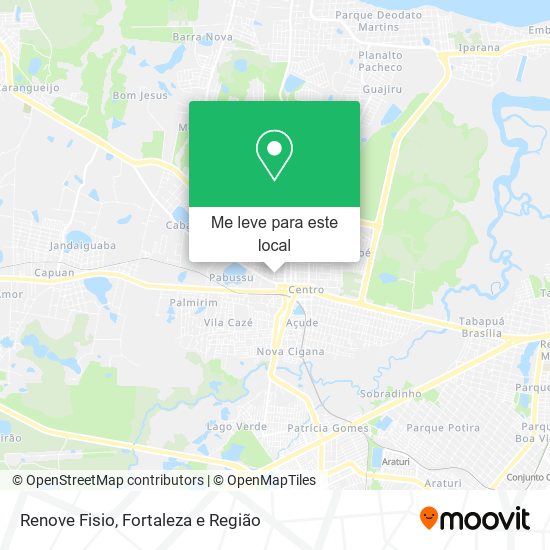 Renove Fisio mapa