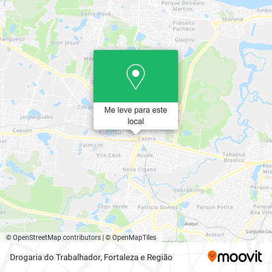 Drogaria do Trabalhador mapa
