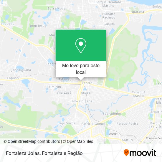 Fortaleza Joias mapa