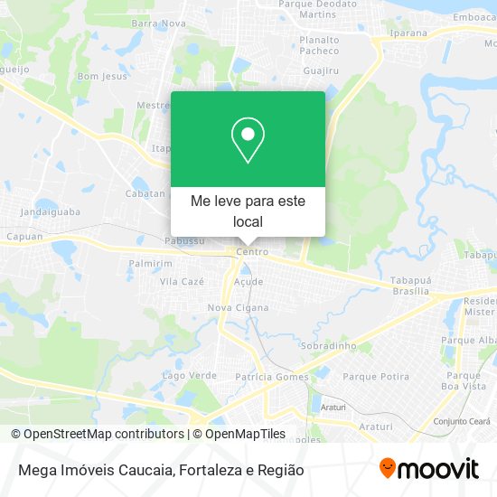 Mega Imóveis Caucaia mapa