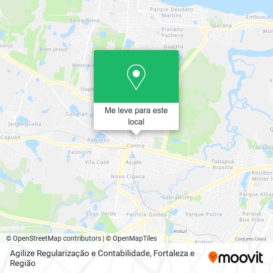 Agilize Regularização e Contabilidade mapa