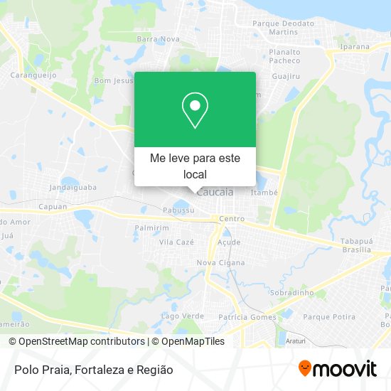 Polo Praia mapa