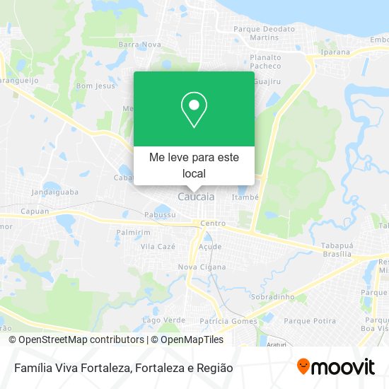 Família Viva Fortaleza mapa