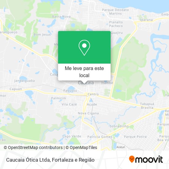 Caucaia Ótica Ltda mapa
