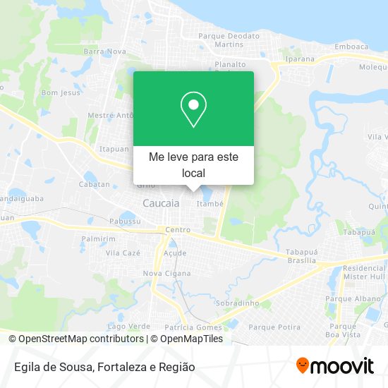 Egila de Sousa mapa