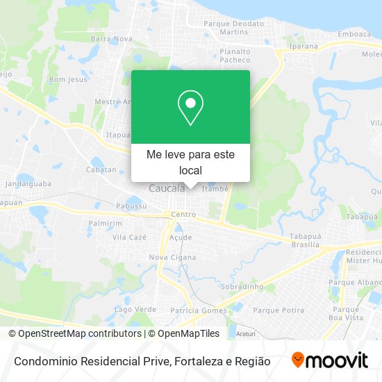 Condominio Residencial Prive mapa