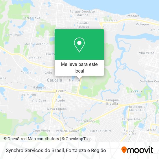 Synchro Servicos do Brasil mapa