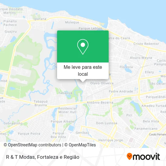 R & T Modas mapa