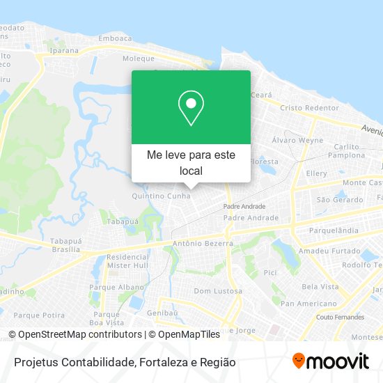 Projetus Contabilidade mapa