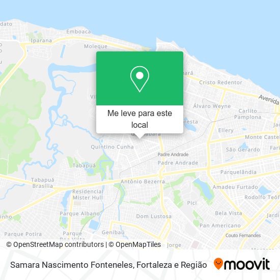 Samara Nascimento Fonteneles mapa