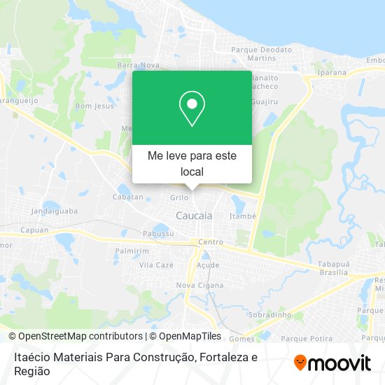 Itaécio Materiais Para Construção mapa