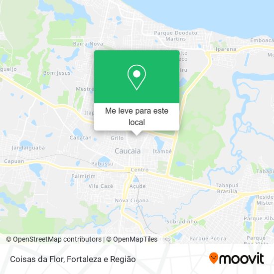 Coisas da Flor mapa