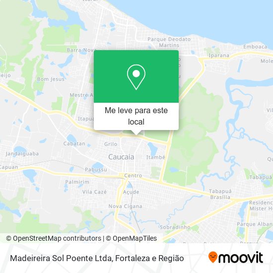 Madeireira Sol Poente Ltda mapa