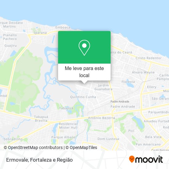 Ermovale mapa